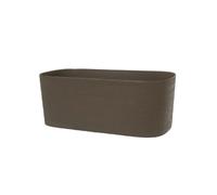 Jardinière rectangulaire plastique - Taupe