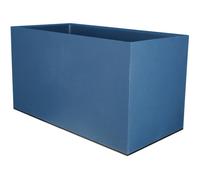 Jardinière rectangulaire - RIVIERA GRANIT - Plastique - 79x39,5x44,5 cm - Bleu