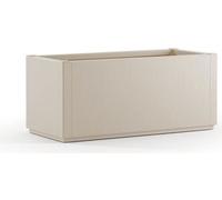 Jardinière rectangulaire Stefanplast Ethica, 80 cm, 80x36x35 cm, Craie