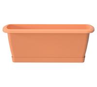 Jardinière Respana avec support en plastique en couleur terre cuite 78,6 (L) x 18,4 (l) x 14,5 (H) cm