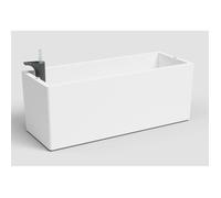 Jardinière Rimini - ARTEVASI - 20 x 51 x H 20 cm - 17 L - Blanc