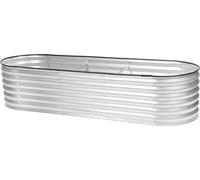 Jardiniere Strend Pro Garden, surelevee, galvanisee, 60x200x45 cm