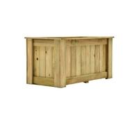 vidaXL Lit surélevé 100 x 50 x 50 cm Bois de pin imprégné