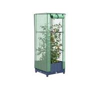 VIDAXL Jardinière surélevée rotin 40x40x123 cm