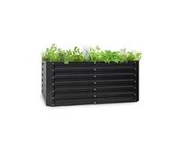 Jardinière surélevée - Blum High Grow Straight - Carré de potager - 120x60x60cm - Plate-bande surélevée - Acier - Noir