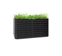 Blumfeldt Jardiniere sur Pieds, Espace Potager sur Pied Jardinage Extérieur, Potager Surélevé en Hauteur, Potager Sureleve Exterieur Jardin et Balcon, Bac Potager sur Pied en Acier, 1800L, 2 m
