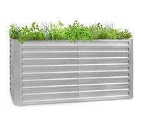 Blumfeldt Jardiniere sur Pieds, Espace Potager sur Pied Jardinage Extérieur, Potager Surélevé en Hauteur, Potager Sureleve Exterieur Jardin et Balcon, Bac Potager sur Pied en Acier, 1800L, 2 m