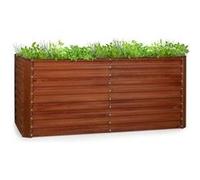 Blumfeldt Potager surélevé de jardin Rust Grow – finition rouille en tôle d'acier galvanisée