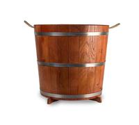Jardinière surélevée en bois d'acacia 107 L avec support
