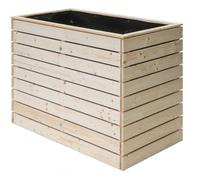 Jardinière surélevée en bois Westmann Asket L sans fond, 130 x 70 cm