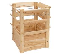 Jardinière surélevée et bac à herbes aromatiques Westmann Premium L en bois de mélèze, 66 x 73 cm
