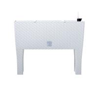 Jardinière surélevée Rato Case High, avec insert d’irrigation (blanc, largeur 80 x hauteur 62 x profondeur 33 cm)