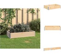 Jardinière surélevée vidaXL 50 x 100 cm en pin massif - Pots de fleurs et jardinières