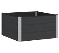 Jardinière surélevée vidaXL noire 100 x 100 x 54 cm