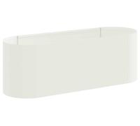 Jardinière surélevée vidaXL pour le jardin, blanche, 120 x 40 x 40 cm