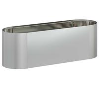 Jardinière surélevée vidaXL pour le jardin, en acier galvanisé, 120 x 40 x 40 cm