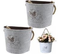 Jardinière suspendue Blumenmand - vase mural semi-circulaire pour l'intérieur et l'extérieur - suspension murale décorative pour la cour et le jardin - avec espace pour les succulentes et les herbes a