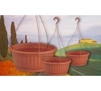Jardinière suspendue TERRA 8,5L, dimensions (mm) 290x290x180, couleur Terracota