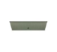 Garden ID Jardinière Terraflor - Vert de gris 80 cm - Réserve d'eau, recyclée & 100% recyclable