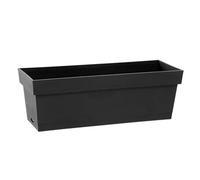 Jardinière Toscane + plateau clipsé 50 x 18 x 16,7 cm - Gris Anthracite -