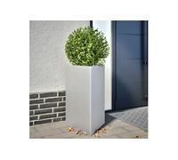 Vidaxl Jardinière Triangulaire 50x43x75 Cm Acier Galvanisé