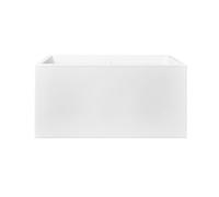 Jardinière Vivo Next Long 80 Blanc 78x39x38 cm 18 L