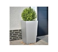 Jardinières 2 pcs 45x45x75 cm acier galvanisé, jardinière d'extérieur, boîte à fleurs, boîte de jardin 851105