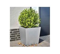vidaXL Bac à plantes 2 pièces 50×50×50 cm acier galvanisé