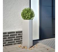 vidaXL Bac à plantes 2 pcs. Triangulaire 30x26x75 cm Acier galvanisé