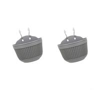 Jardinières Murales Semi-Circulaires pour Balcon pour intérieur(Gray) | Design demi-circulaire, espace optimal pour plantes, pour idéal balcon pour intérieur, fixation murale simple