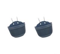 Jardinières Murales Semi-Circulaires pour Balcon pour intérieur(Navy Blue) | Design demi-circulaire, espace optimal pour plantes, pour idéal balcon pour intérieur, fixation murale simple