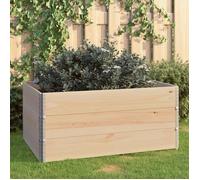 vidaXL Jardinières surélevées 3 pièces 80×120 cm Bois de pin massif