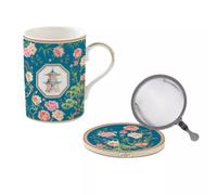 JARDINS D'ORIENT Coffret Tisanière 35 n porcelaine