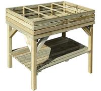 Jardipolys Carré Potager surélevé 8 Cases KÜB - 100 L - Cerland