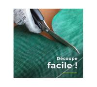 Jardiprotec - Toile de paillage 90g-m² contre les mauvaises herbes - 1,05x25m