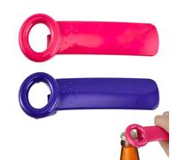 Jarkey - Lot de 2 ouvre-boîtes originaux faciles à ouvrir pour arthrite, bouteille d'arthrite, bière, pour personnes âgées, enfants et femmes (rose, violet)
