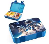 Jarlson boite a gouter enfant TONI - lunch box avec 6 compartiments - Bento Box sans BPA - pour l'école et la maternelle - Lunch box jardín de infantes, escuela