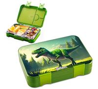 Jarlson boite a gouter enfant TONI - lunch box avec 6 compartiments - Bento Box sans BPA - pour l'école et la maternelle - Lunch box jardín de infantes, escuela