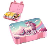 Jarlson boite a gouter enfant TONI - lunch box avec 6 compartiments - Bento Box sans BPA - pour l'école et la maternelle - Lunch box jardín de infantes, escuela