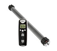 jarolift 1x Moteur tubulaire radio TDEF 20Nm/13tr. pour volet roulant avec télécommande portable Timer (minuteur) 4-canaux TDRCT 04