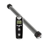 jarolift 2 x Moteur tubulaire radio TDEF 10Nm/13tr. pour volet roulant avec télécommande portable Timer (minuteur) 4-canaux TDRCT 04