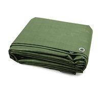 jarolift Bâche De Couverture De Piscine, Bâche Tissée en Polyéthylène 260 g/m², Imperméable À l'eau Résistant À La Moisissure Indéchirable, 3 x 6 m, Vert