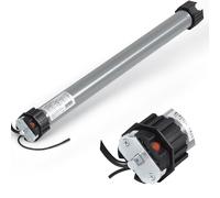 jarolift Moteur Électronique Tubulaire Sans fil, TDEF 10/13 Pour Volets Roulants SW60, Force De Traction 27 kg, Kit Complet, Détection De Blocage