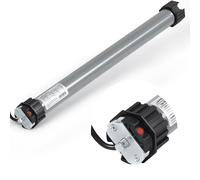 jarolift Moteur Électronique Tubulaire Sans fil, TDEP 10/13 Pour Volets Roulants SW60, Force De Traction 27 kg, Kit Complet Avec Adaptateur D’Arbre 8 Points Et Roulement
