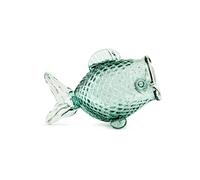 Jarre en verre recyclé transparent Fat fish