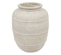 Jarre Romia blanc H46cm - Atmosphera Créateur d'intérieur