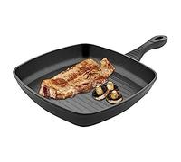 Jata Hogar Grill avec Corps en Aluminium forgé, Noir, 28 cm