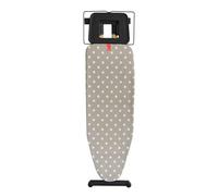 JATA HOGAR HPLA8241 - Planche à Repasser Pliable - Hauteur réglable - Grande Surface : 125 x 41 cm - Grande stabilité - Housse 100% Coton - Légère - pour fers et centres de Repassage
