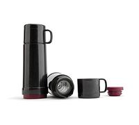 Jata Hogar HTER2100 Bouteille isotherme à double paroi, grande isolation, sans BPA, légère, fermeture hermétique, sans odeur ni goût, couvercle à utiliser comme gobelet, 1 l