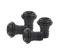 JATA HOGAR HVIN2215 Lot de 4 bouchons en silicone pour faire le vide - Réutilisables - Fermeture hermétique - Maintient la qualité du vin plus longtemps